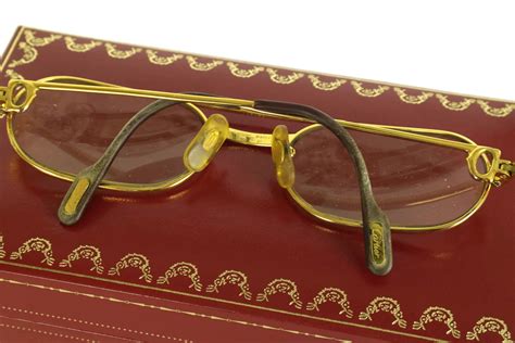 vintage cartier glasses|real cartier glasses with diamonds.